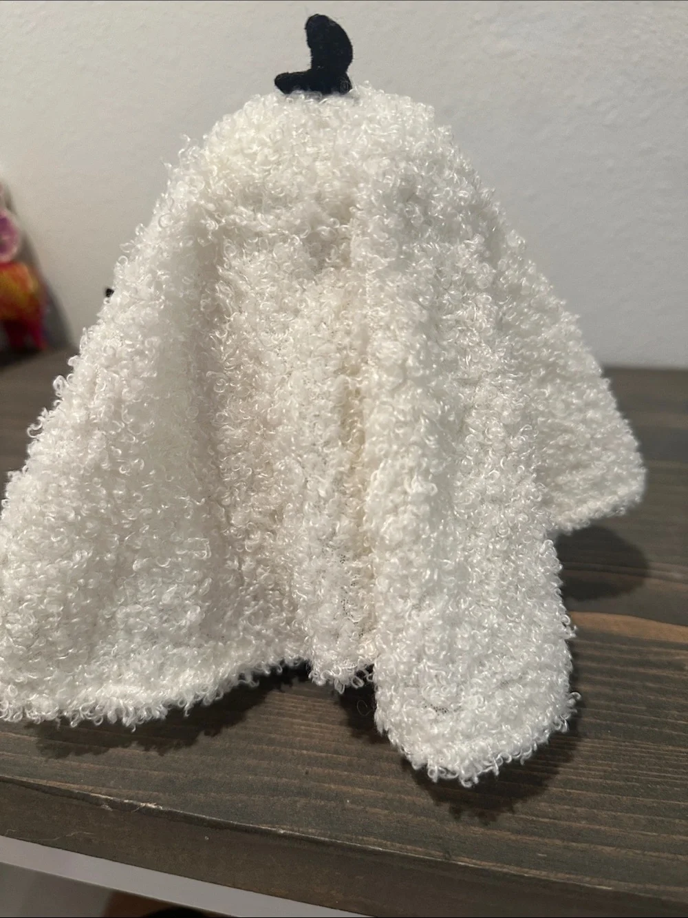 Kids Halloween Ghost Plush Accessory - White
